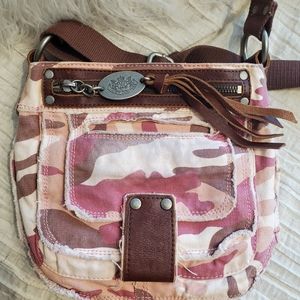 Juicy Couture pink camo crossbody bag